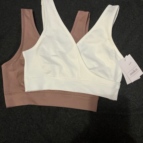 Auden Other - Auden Women's Bra Set - White and Tan